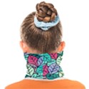 Pattern Leaves Background Nature Face Covering Bandana (Kids) View2