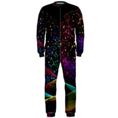 Particles Waves Line Multicoloured Onepiece Jumpsuit (men)