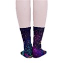 Particles Waves Line Multicoloured Smooth Crew Length Tube Socks View4