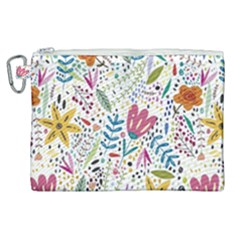 Flowers Nature Wallpaper Background Canvas Cosmetic Bag (xl) by Proyonanggan