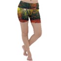 Forest Woods Autumn Nature Lightweight Velour Yoga Shorts View1