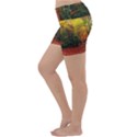 Forest Woods Autumn Nature Lightweight Velour Yoga Shorts View2