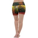 Forest Woods Autumn Nature Lightweight Velour Yoga Shorts View4