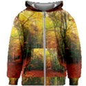 Forest Woods Autumn Nature Kids  Zipper Hoodie Without Drawstring View1