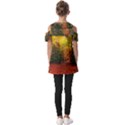 Forest Woods Autumn Nature Fold Over Open Sleeve Top View2