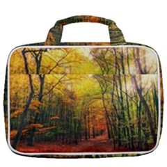 Forest Woods Autumn Nature Travel Toiletry Bag With Hanging Hook by Proyonanggan