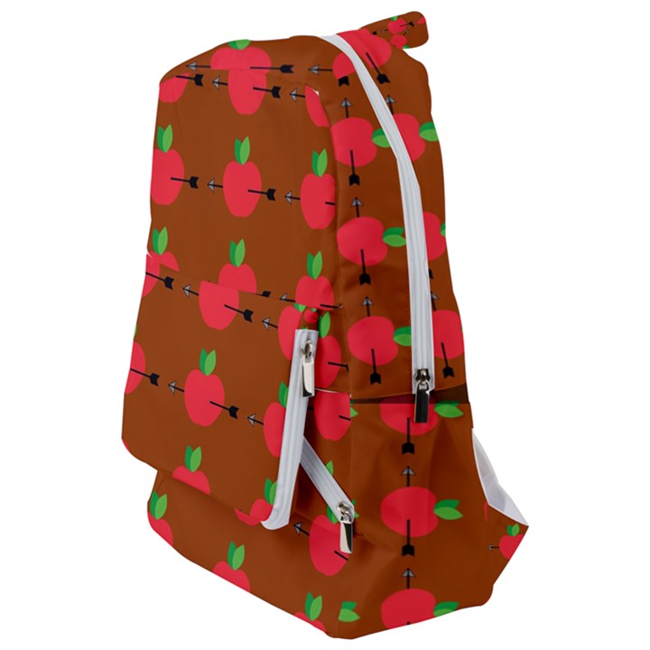 Apple Arrow Pattern Design Drawing Travelers  Backpack