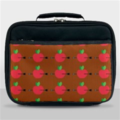 Apple Arrow Pattern Design Drawing Lunch Bag by Proyonanggan