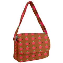 Apple Arrow Pattern Design Drawing Courier Bag by Proyonanggan