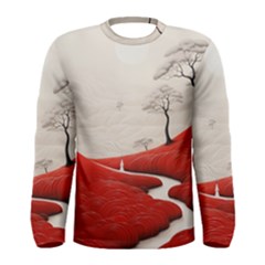 Trees Forest Path Men s Long Sleeve T-shirt