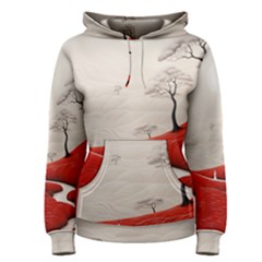 Trees Forest Path Women s Pullover Hoodie