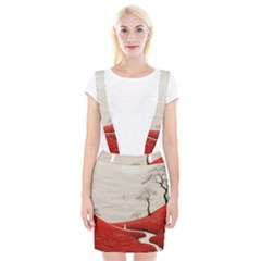 Trees Forest Path Braces Suspender Skirt