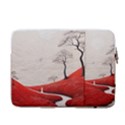 Trees Forest Path 14  Vertical Laptop Sleeve Case With Pocket View2