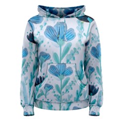 Flowers Petals Bloom Women s Pullover Hoodie