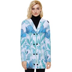 Flowers Petals Bloom Button Up Hooded Coat  by Proyonanggan