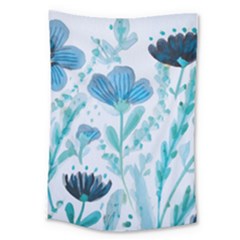 Flowers Petals Bloom Large Tapestry