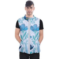 Flowers Petals Bloom Men s Puffer Vest