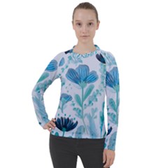 Flowers Petals Bloom Women s Pique Long Sleeve T-shirt