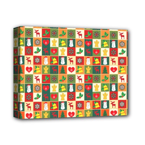 Template Christmas Pattern Deluxe Canvas 14  X 11  (stretched)