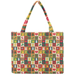 Template Christmas Pattern Mini Tote Bag