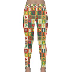 Template Christmas Pattern Classic Yoga Leggings