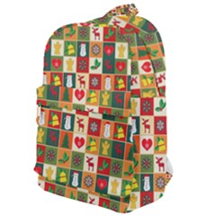 Template Christmas Pattern Classic Backpack