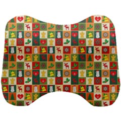 Template Christmas Pattern Head Support Cushion