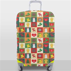 Template Christmas Pattern Luggage Cover (large)