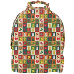 Template Christmas Pattern Mini Full Print Backpack