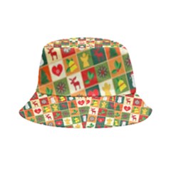 Template Christmas Pattern Inside Out Bucket Hat