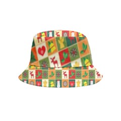 Template Christmas Pattern Inside Out Bucket Hat (kids)