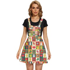 Template Christmas Pattern Apron Dress