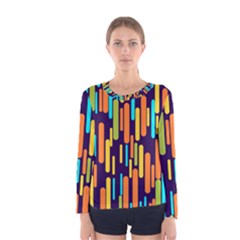 Illustration Abstract Line Women s Long Sleeve T-shirt