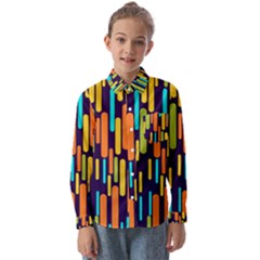 Illustration Abstract Line Kids  Long Sleeve Shirt