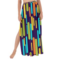 Illustration Abstract Line Maxi Chiffon Tie-up Sarong