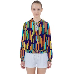 Illustration Abstract Line Women s Tie Up Sweat