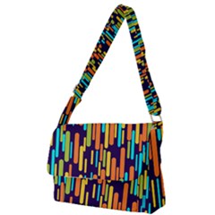 Illustration Abstract Line Full Print Messenger Bag (s)