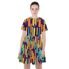 Illustration Abstract Line Sailor Dress by anzea