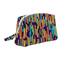 Illustration Abstract Line Wristlet Pouch Bag (medium)