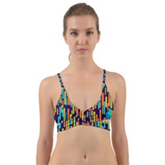 Illustration Abstract Line Wrap Around Bikini Top by anzea