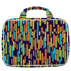 Illustration Abstract Line Travel Toiletry Bag With Hanging Hook