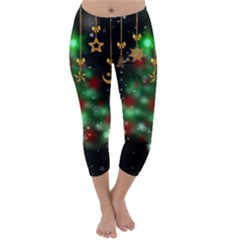 Christmas Star Jewellery Capri Winter Leggings 