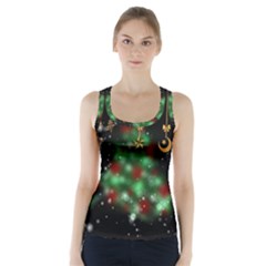 Christmas Star Jewellery Racer Back Sports Top by anzea