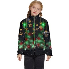 Christmas Star Jewellery Kids  Puffer Bubble Jacket Coat by anzea