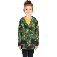 Christmas Star Jewellery Kids  Double Breasted Button Coat by anzea