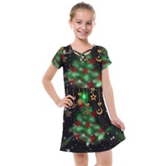 Christmas Star Jewellery Kids  Cross Web Dress by anzea