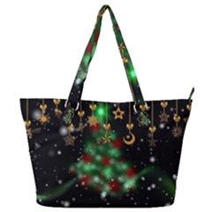 Christmas Star Jewellery Full Print Shoulder Bag by anzea