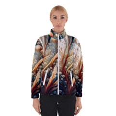 Undersea Dreams Saltwater Ocean Women s Bomber Jacket