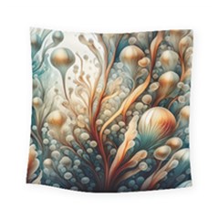 Undersea Dreams Saltwater Ocean Square Tapestry (small)