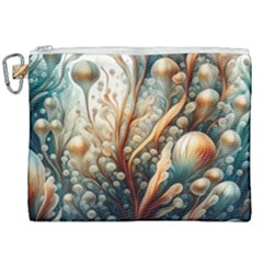 Undersea Dreams Saltwater Ocean Canvas Cosmetic Bag (xxl)